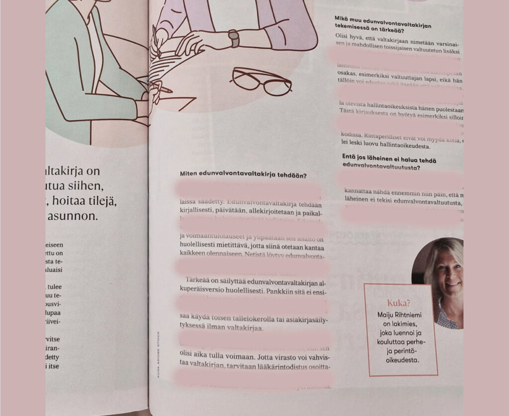 Screenshot Maiju Rihtniemi yle haastattelu